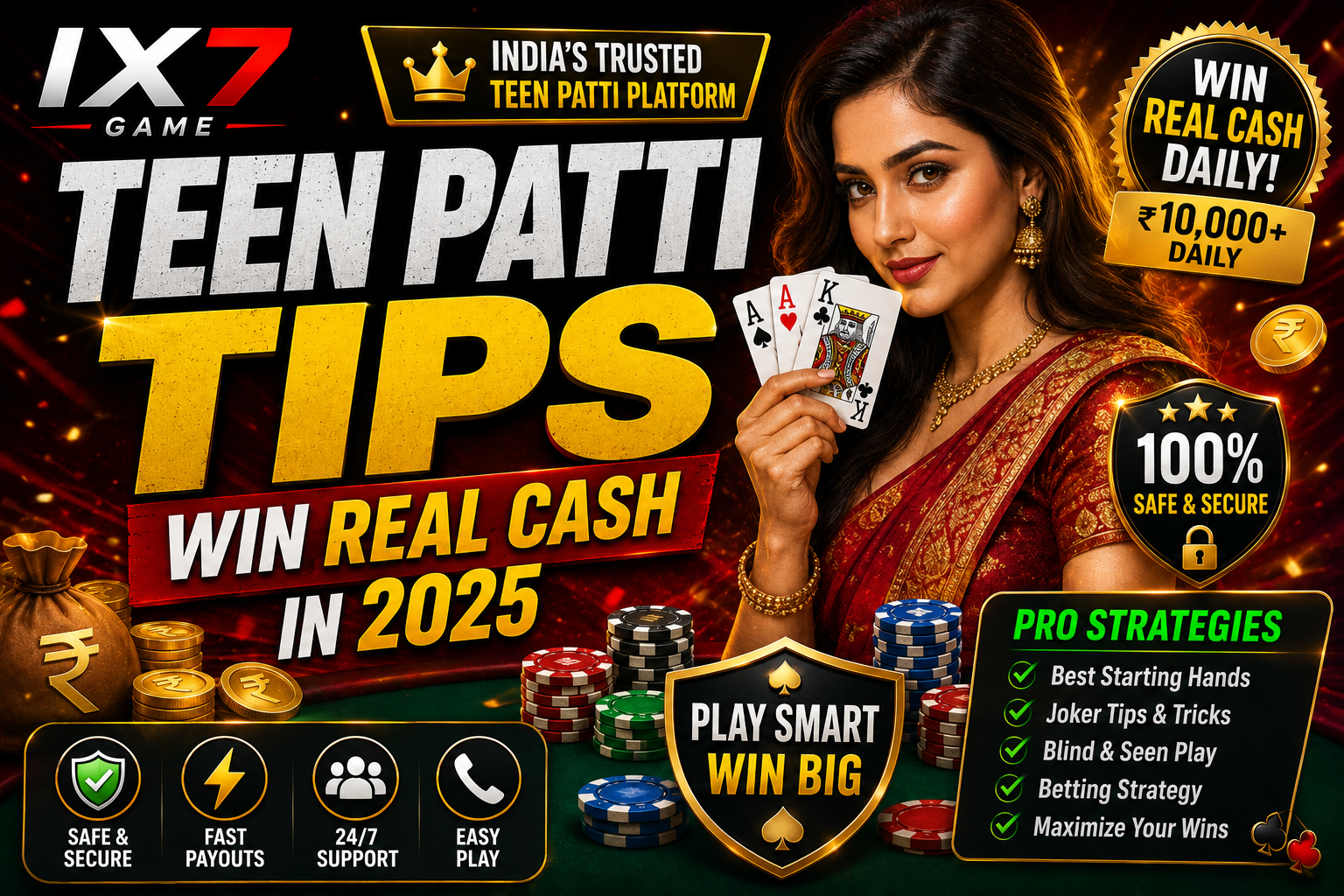 IX7 GAME Teen Patti Tips — Win Real Cash 2026